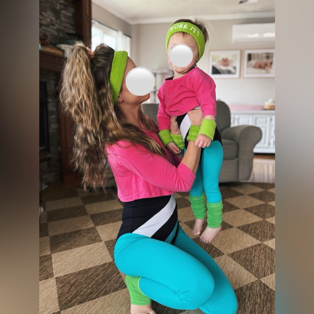 Mommy & Me 80s Workout Costumes